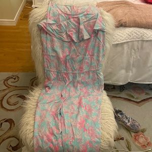 vineyard vines crystal blue jumpsuit